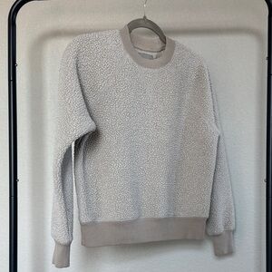 Everlane Renew Textured Crew Neck Sweater in Oat